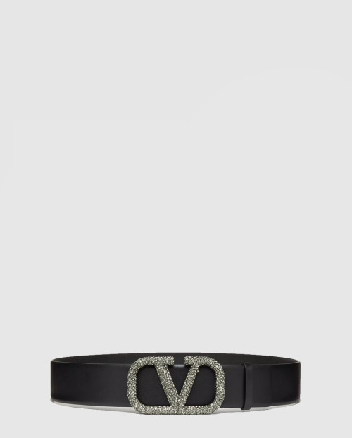 [VALENTINO-발렌티노]유광 송아지 가죽 벨트