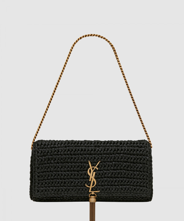 [SAINT LAURENT-생로랑]라피아 KATE 99 태슬백 604276