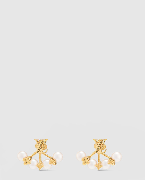 [LOUIS VUITTON-루이비통]미니그램 펄 귀걸이 M01258