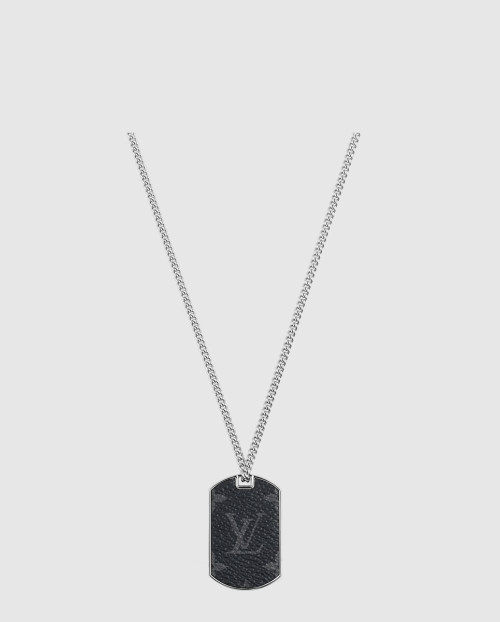 [LOUIS VUITTON-루이비통]모노그램 이클립스 플레이트 목걸이 M63640