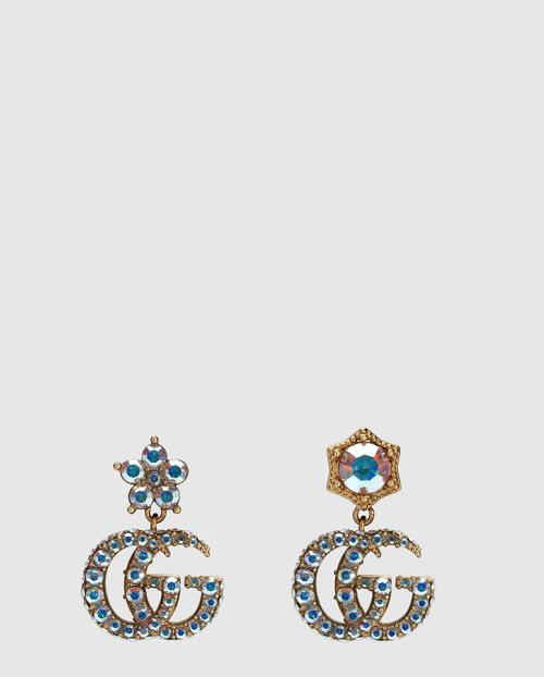 [GUCCI-구찌]크리스털 더블 G 귀걸이 753887