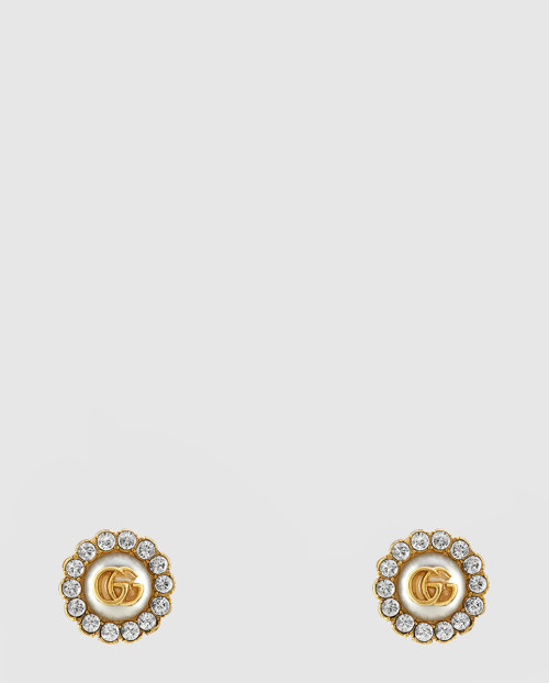 [GUCCI-구찌]GG 마몽 플라워 귀걸이 702583