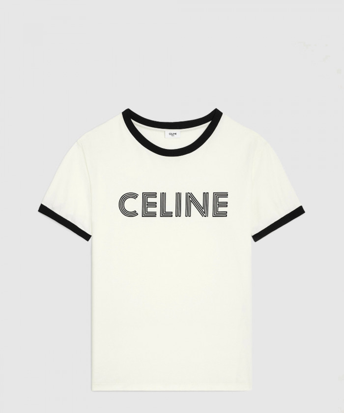 레플리카|이미테이션 celine-셀린느로고-코튼-저지-티셔츠-2x49i6