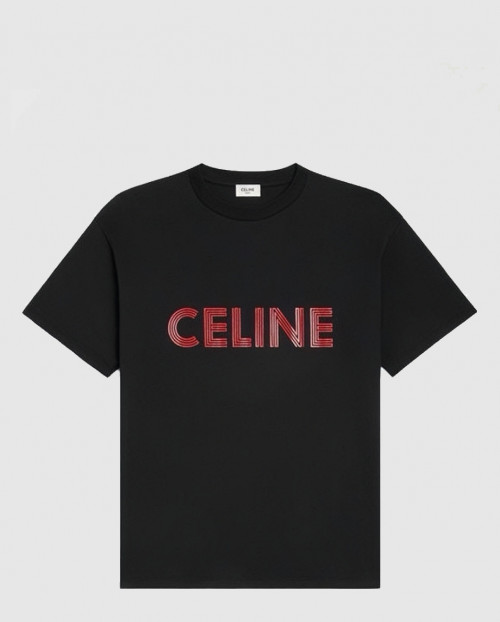 [CELINE-셀린느]로고 코튼 반팔 티셔츠 2X51I6