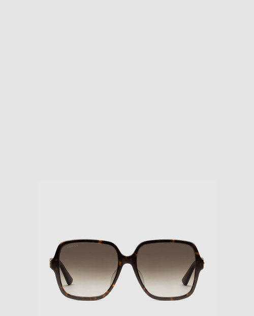 [GUCCI-구찌]로우 노즈 브릿지 핏 직사각형 선글라스 ‎706690