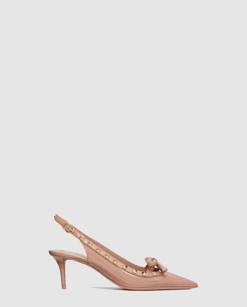 [VALENTINO-발렌티노]락스터드 리본 펌프스