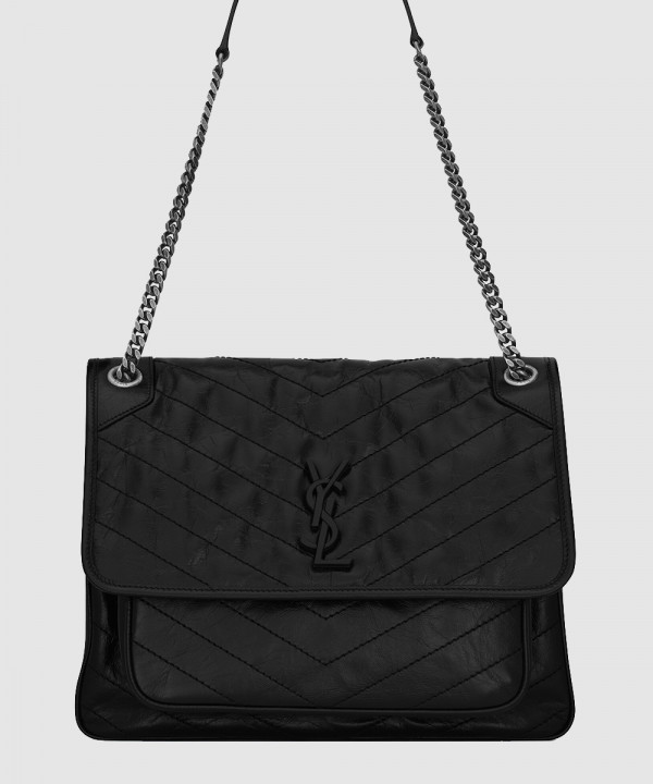 [SAINT LAURENT-생로랑]빈티지 가죽 소재 NIKI 라지 633157