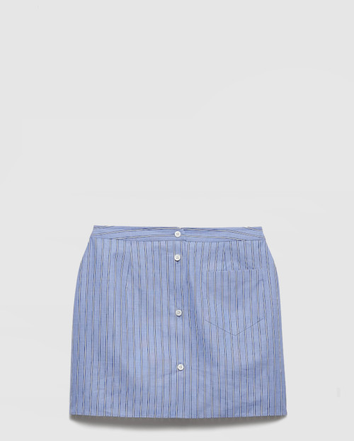 [PRADA-프라다]옥스퍼드 코튼 미니스커트 P133KC