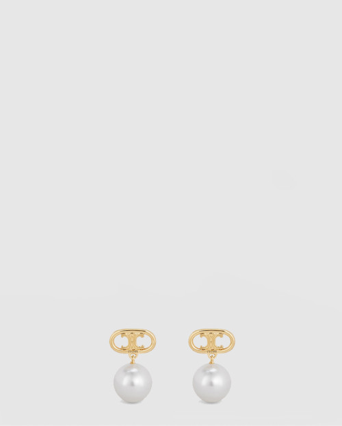 [CELINE-셀린느]트리옹프 펄 귀걸이 46W796