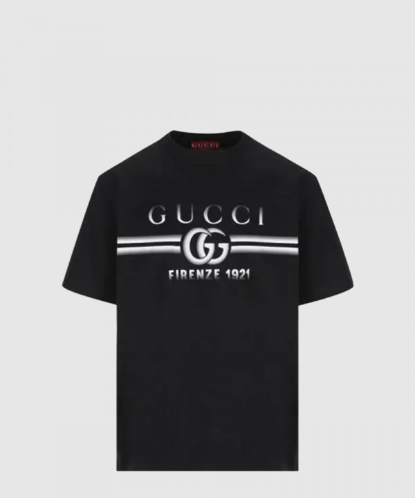 [GUCCI-구찌]프린트 코튼 저지 티셔츠 785345