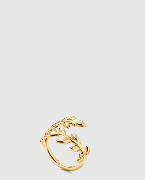 [TIFFANY-티파니]올리브 리프 바이패스 반지