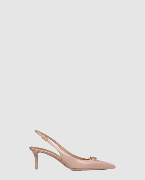 [VALENTINO-발렌티노]브이로고 슬링백 펌프스