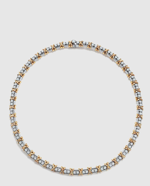 [TIFFANY-티파니]나인티 투 스톤 목걸이