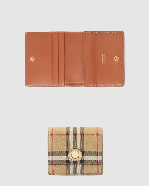 [BURBERRY-버버리]스몰 체크 바이폴드 지갑  80704171