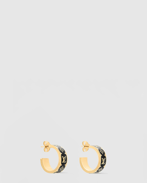 [LOUIS VUITTON-루이비통]나노그램 에나멜 귀걸이 M01833