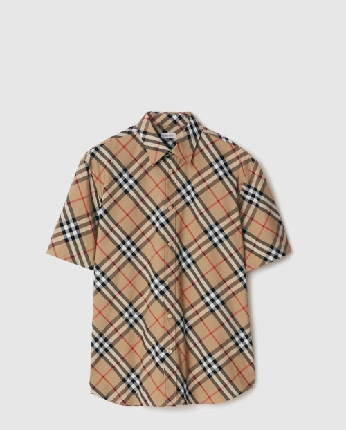 [BURBERRY-버버리]체크 코튼 셔츠 80876371