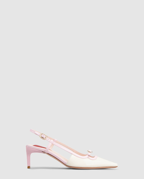 [ROGER VIVIER-로저비비에]비브 카나드 슬링백 펌프스 7223