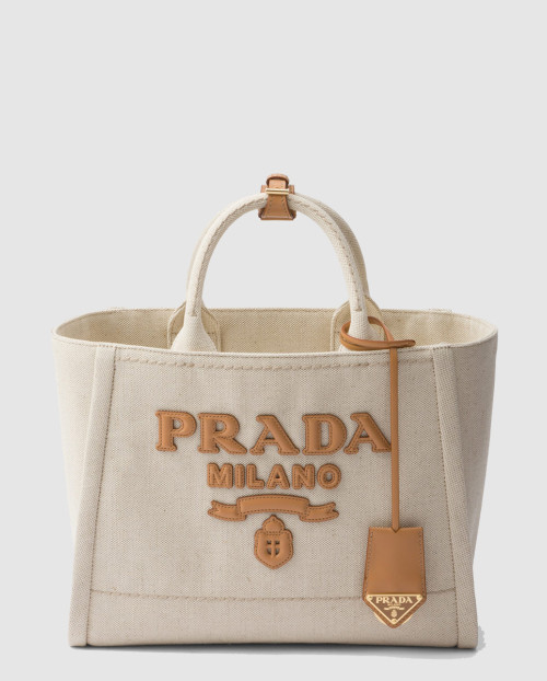 [PRADA-프라다]리넨 미듐 토트백 1BG474