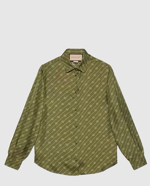 [GUCCI-구찌]프린트 패브릭 셔츠 678165