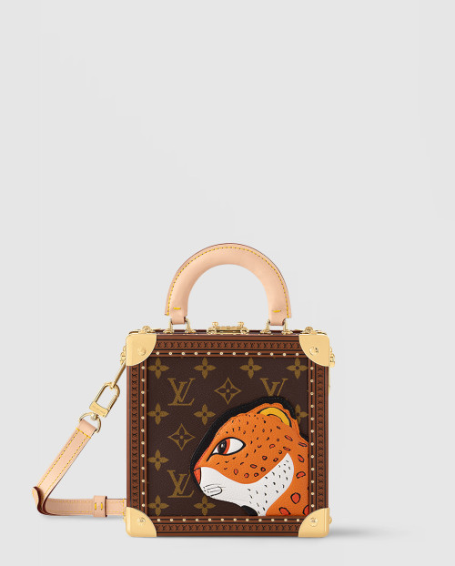 [LOUIS VUITTON-루이비통]미니 스퀘어 트렁크 레오퍼드 M11210