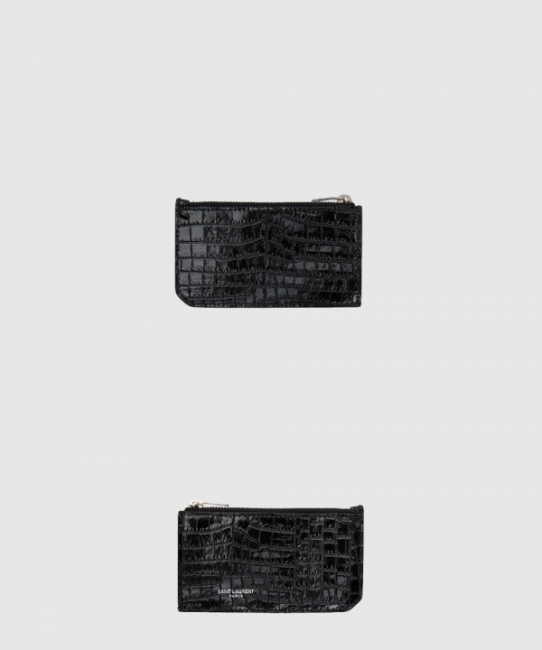 [SAINT LAURENT-생로랑]FRAGMENTS 지퍼 카드 케이스 609362