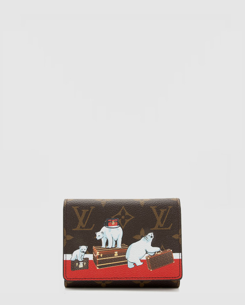 [LOUIS VUITTON-루이비통]모노그램  애니메이션 한정판 북극곰 빅터린 지갑 M62090