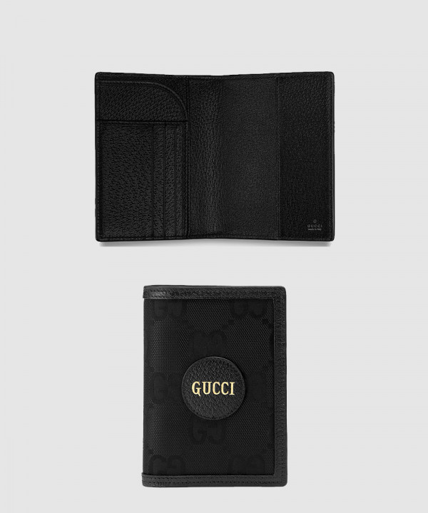 [GUCCI-구찌]재생소재 GG 플라워 나일론 여권지갑 625584