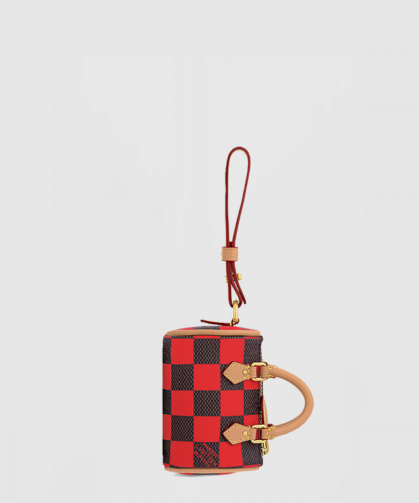 [LOUIS VUITTON-루이비통]다미에 팝 미니 스피디백참 M01692