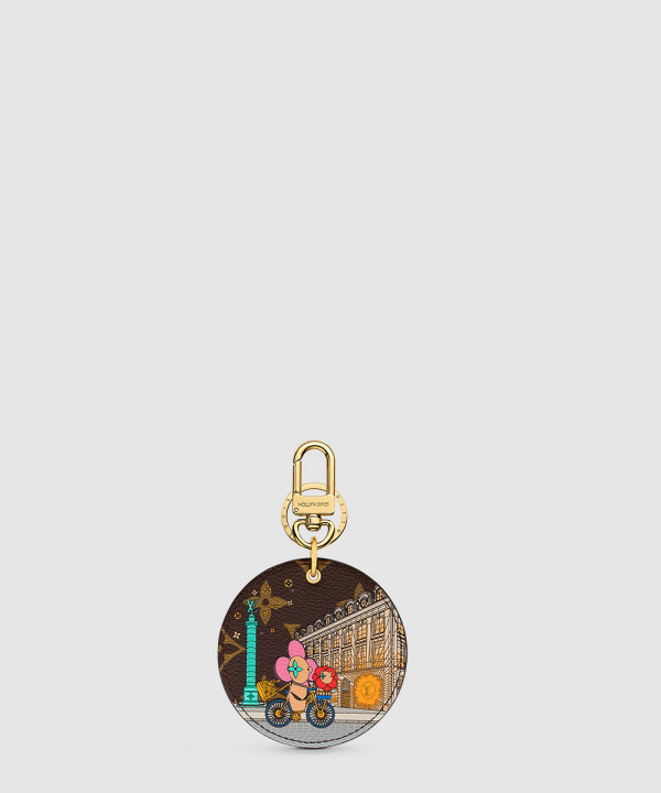 [LOUIS VUITTON-루이비통]일러스트 Xmas 파리 키 홀더 M00872