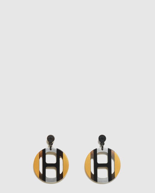 [HERMES-에르메스]H Equipe 귀걸이