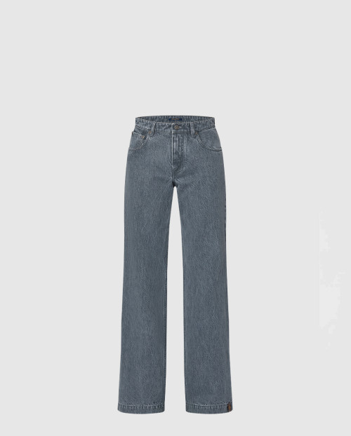 [LOUIS VUITTON-루이비통]워시드 데님 와이드 레그 진 1AFTHJ
