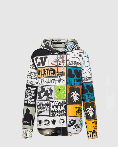 [LOUIS VUITTON-루이비통]후디드 실크 블렌드 오버셔츠 1AFAV7