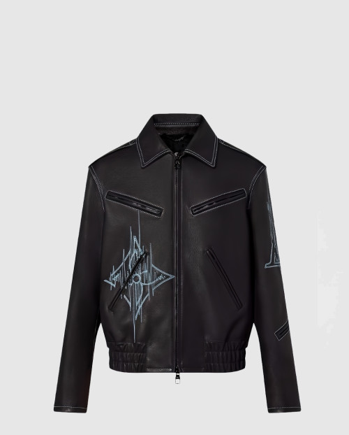 [LOUIS VUITTON-루이비통]믹스 레더 블루종 1AAVCA