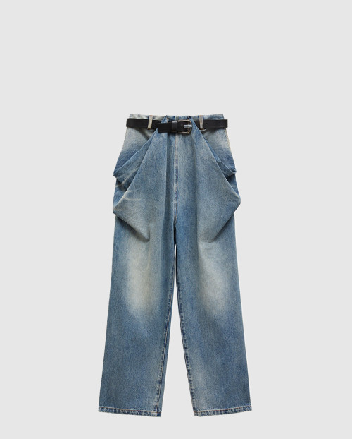 [LOEWE-로에베]드레이프 진 데님