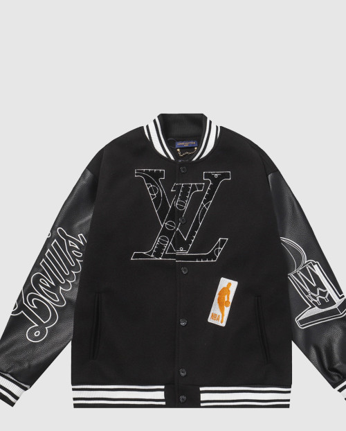 [LOUIS VUITTON-루이비통]카프스킨 바시티 재킷 1A90L2