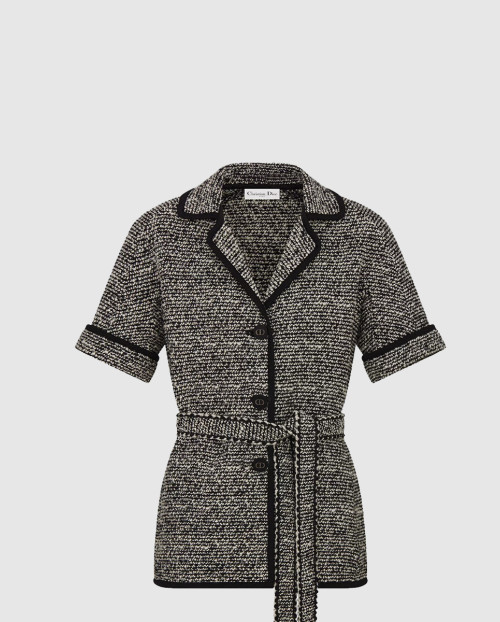 [DIOR-디올]반소매 벨트 재킷 454V0