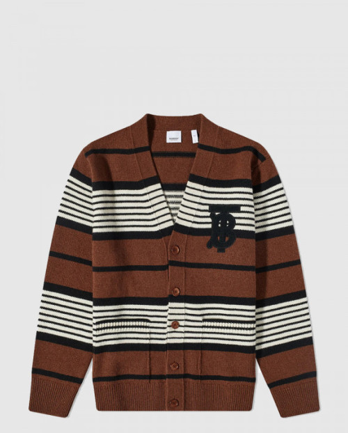 [BURBERRY-버버리]스트라이프 울 캐시미어 오버사이즈 카디건 가디건 80678901