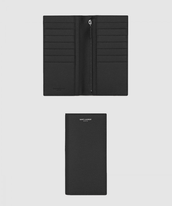 [SAINT LAURENT-생로랑]그랑 드 뿌드르 가죽 소재의 컨티넨탈 지갑 396308