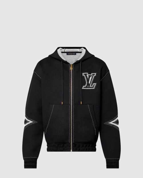[LOUIS VUITTON-루이비통]그래픽 인따르시아 지퍼 코튼 후디 1AFXKU