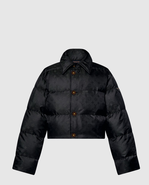 [LOUIS VUITTON-루이비통]크롭드 모노그램 푸퍼 재킷 1AFUIR