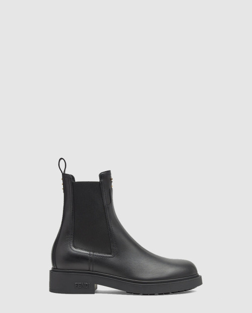 [FENDI-펜디]가죽 바이커 부츠 8T8576