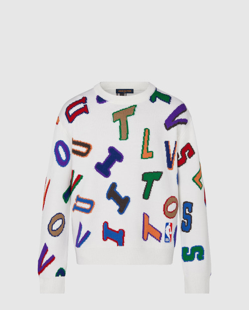 [LOUIS VUITTON-루이비통]NBA 레터스 크루넥 1A8X0J