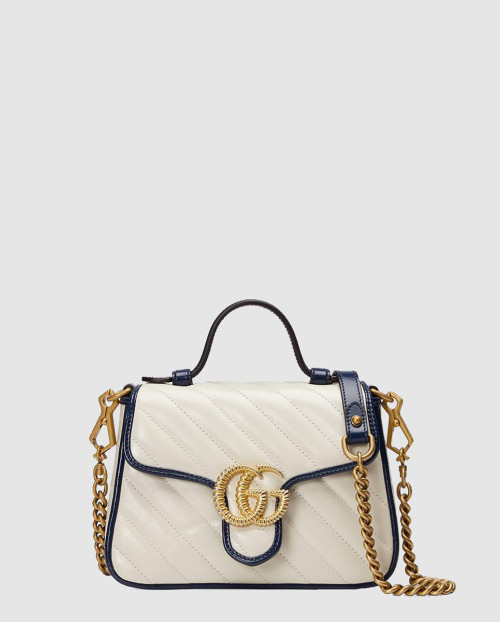 [GUCCI-구찌]GG 마몽 미니 탑핸들백 583571