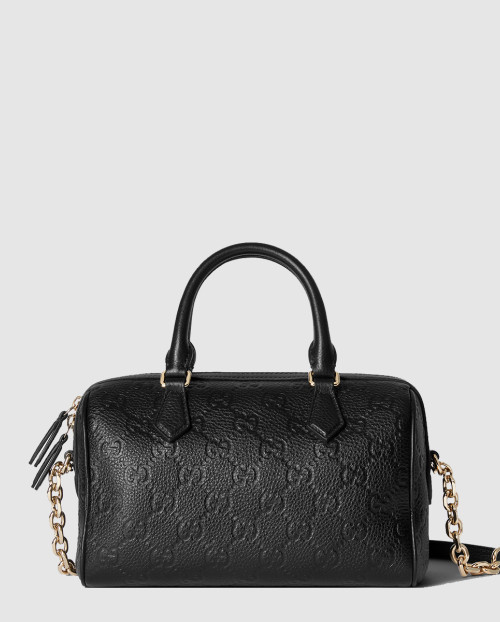[GUCCI-구찌]GG 엠블럼 스몰 탑 핸들백 815255