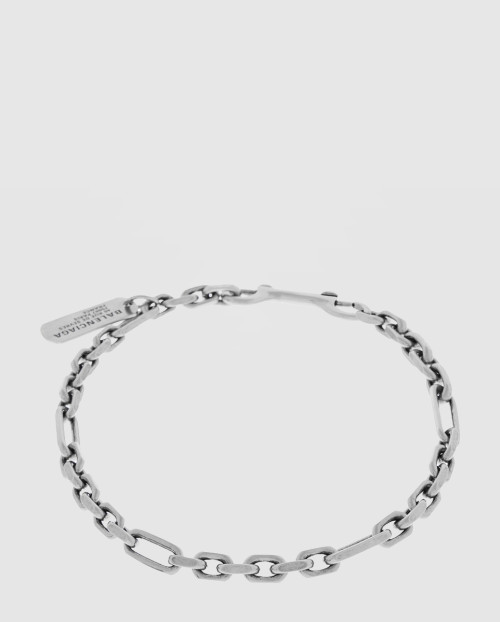 [BALENCIAGA-발렌시아가]태그 카라비너 네크리스 앤티크 실버 792885