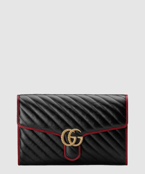 [GUCCI-구찌]GG 마몬트 마틀라세 클러치 498079