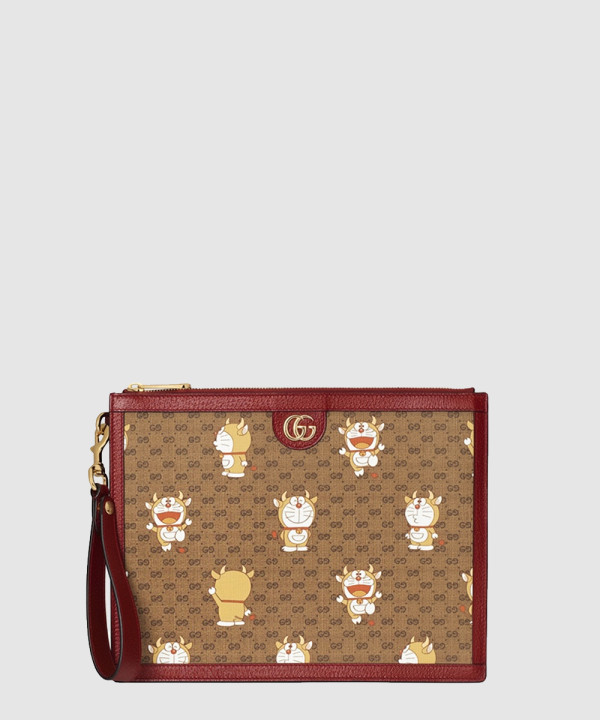 [GUCCI-구찌]GG 슈프림 캔버스 클러치 654503