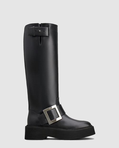 [ROGER VIVIER-로저비비에]비브 레인저스 바이커 부츠 7403