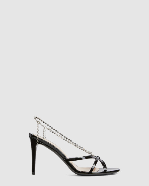 [GUCCI-구찌]크리스탈 체인 샌들 794313