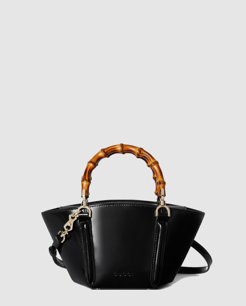 [GUCCI-구찌]뱀부 탑 핸들 미니 토트백 805832